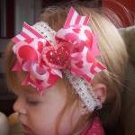 Minnie Mouse Inspired Hair Bow