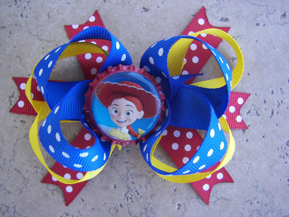 Jessie From Toy Story Inspired Hair Bow