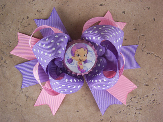 Bubble Guppies Inspired Hair Bow - Can Be Any Character From The Show