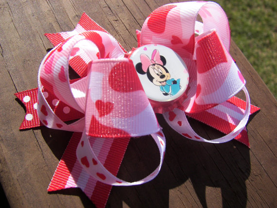 Minnie Mouse Inspired Hair Bow